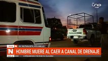 HOMBRE MUERE AL CAER AL CANAL DE DRENAJE EN SCZ