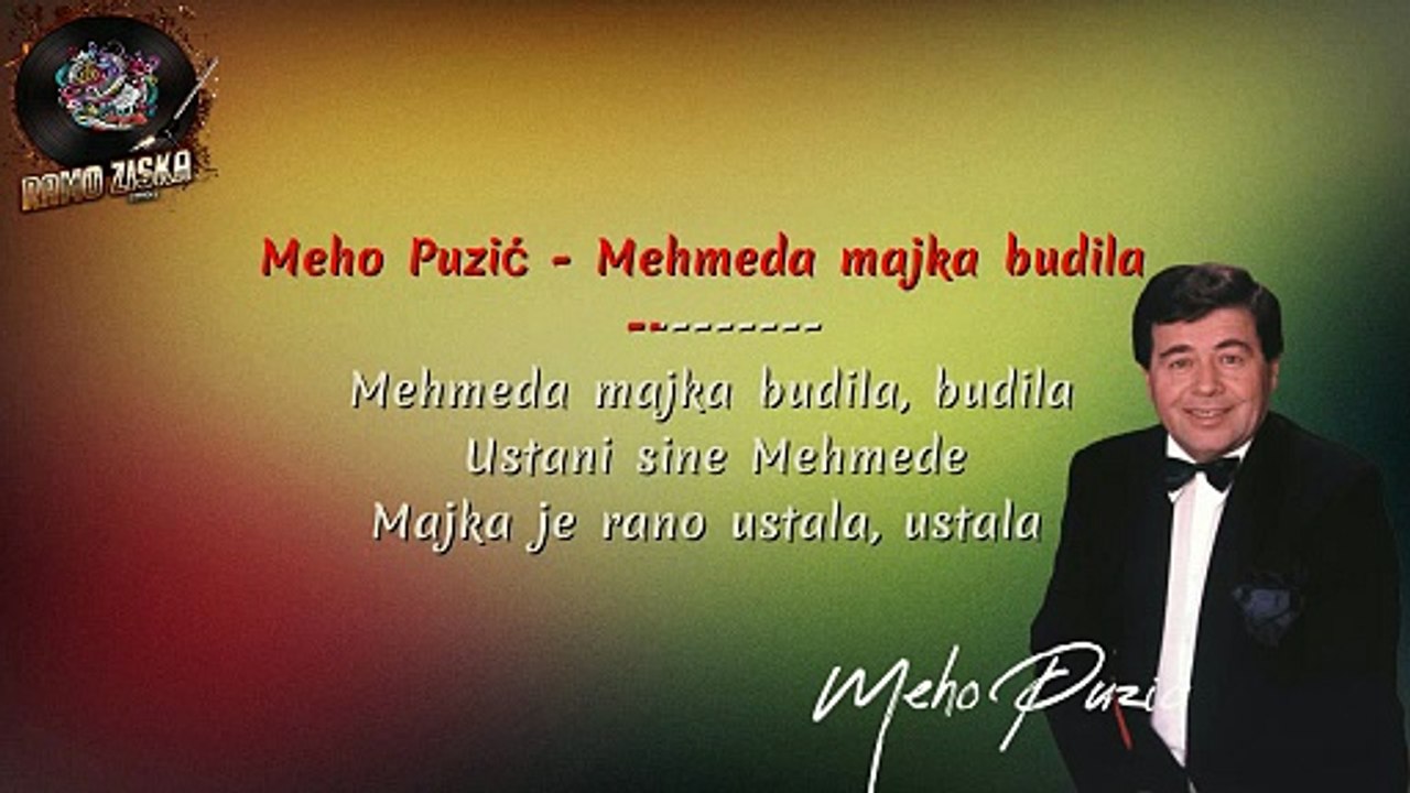 Meho Puzić - Mehmeda majka budila Karaoke