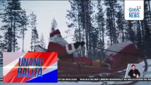 Video ng pag-alis ni Santa Claus para mamigay ng regalo, inilabas ng sinasabing official hometown niya sa Finland | Unang Balita