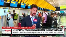 Aeroporto de Congonhas recebe autorização do governo federal para operar voos internacionais; Vilela comenta