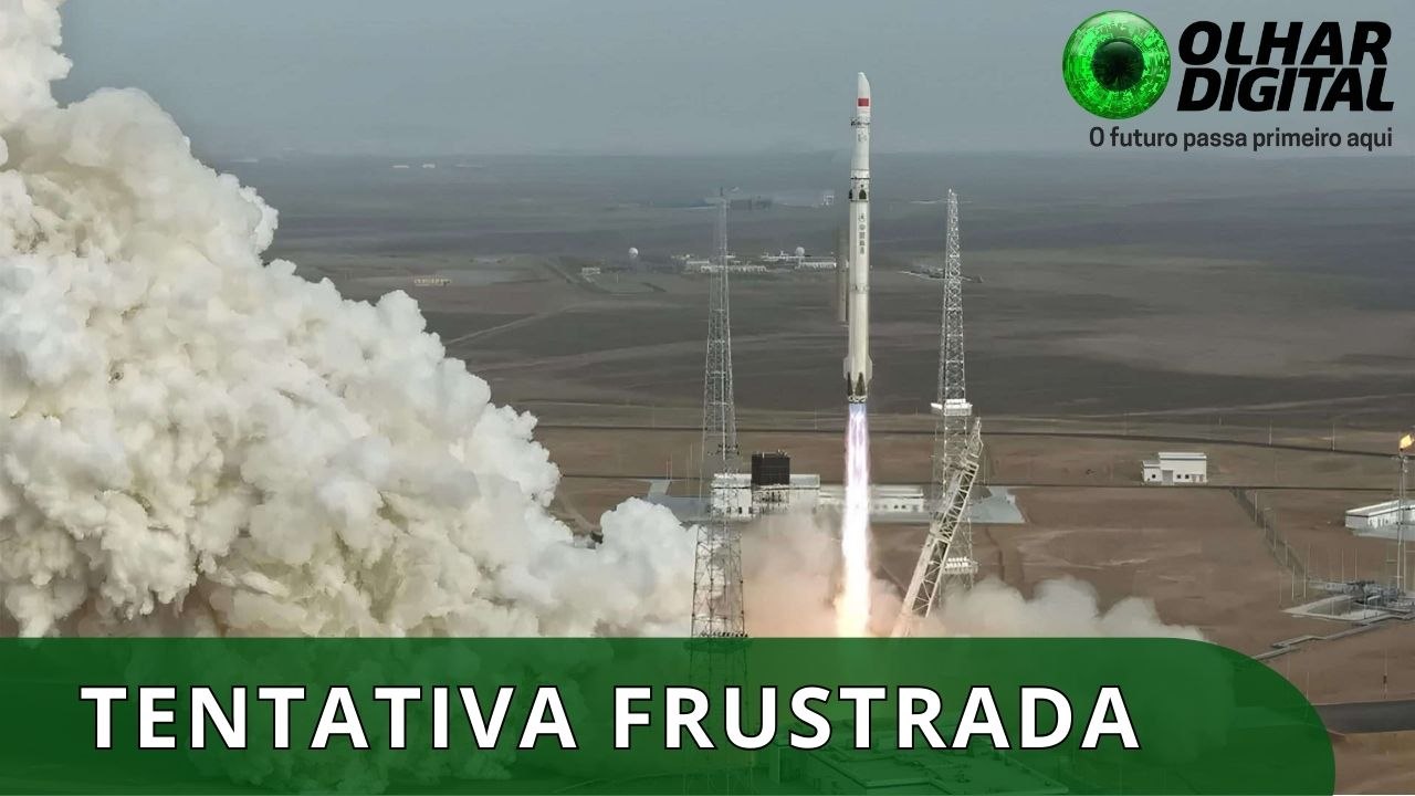 Lançamento de foguete chinês não termina como o esperado