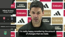 Arteta delighted by Arsenal's 'calm and composed' penalty shootout win