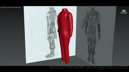 Flame: 3DS MAX Practice Polygon Modeling Model Video #50 (12-23-2025)