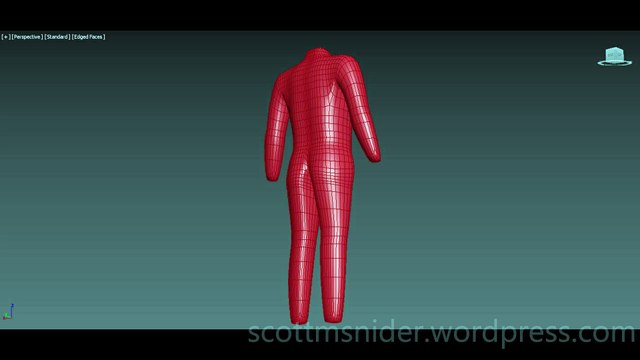 Flame: 3DS MAX Practice Polygon Modeling Model Video #54 (12-23-2025)