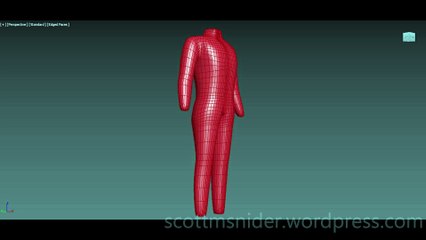 Flame: 3DS MAX Practice Polygon Modeling Model Video #55 (12-23-2025)