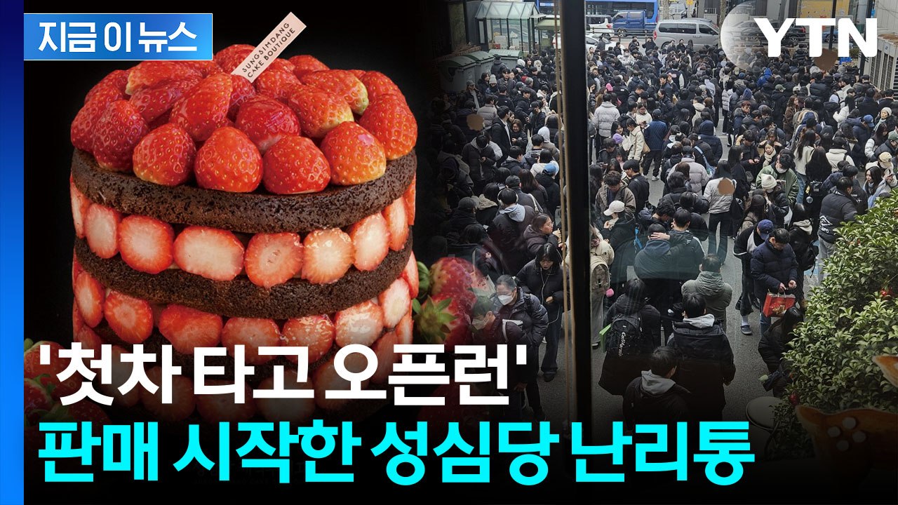 끝도 안 보이는 대기줄...성심당 '한정 케이크' 난리통에 되팔이까지 [지금이뉴스]...