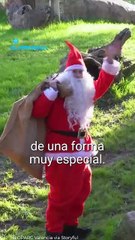 Parada extra: Santaclós llevó regalos y júbilo a animales de un zoológico en España