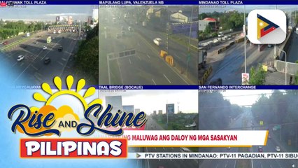 NLEX, nananatiling maluwag ang daloy ng mga sasakyan; counterflow express lanes, ipatutupad sakaling bumigat ang trapiko | ulat ni Louisa Erispe