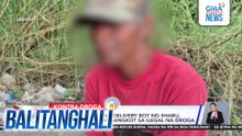 Lalaking nagsilbing delivery boy ng shabu, arestado; umaming sangkot sa ilegal na droga | Balitanghali