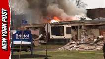 Blaze erupts after explosion at Pennsylvania nursing home