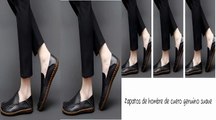 Zapatos de Cuero Genuino para Hombre - Mocasines Transpirables de Conducción.Oferta €55,00 EUR
