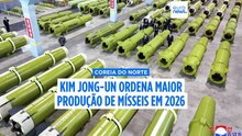 Kim Jong-un ordena à Coreia do Norte que aumente a produção de mísseis em 2026