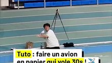 TUTO : un avion en papier qui DECOLLE ✈️