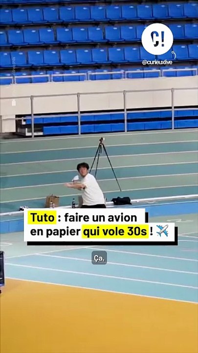 TUTO : un avion en papier qui DECOLLE ✈️