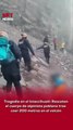 ⛰️⚠️ Elementos de la Policía de Alta Montaña lograron rescatar el cu3rpo de un alpinista originario de Puebla, quien sufrió una caída de aproximadamente 200 metros mientras realizaba el ascenso.