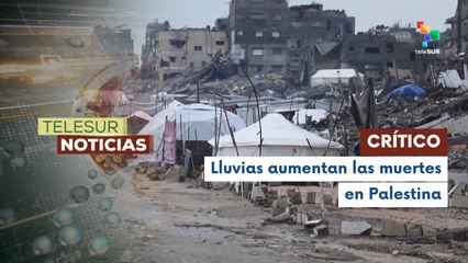 Tormenta invernal en Palestina agrava catástrofe humanitaria