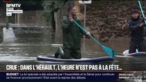Crues dans l'Hérault: les habitants s'activent pour nettoyer avant le réveillon