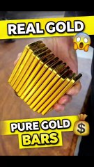 REAL GOLD BARS 😱 | Pure Gold Worth Millions