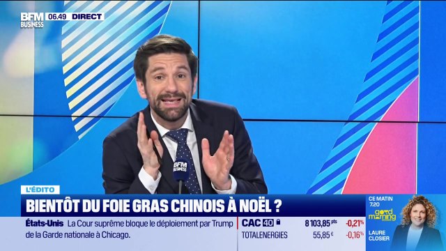 L’Edito de Raphaël Legendre : Bientôt du foie gras chinois à Noël ? - 24/12