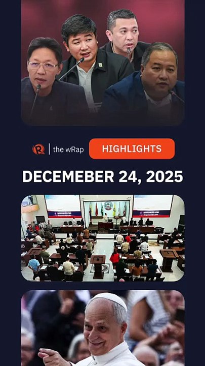 Today’s headlines: Curlee Discaya, BARMM elections, Pope Leo | The wRap | December 24, 2025