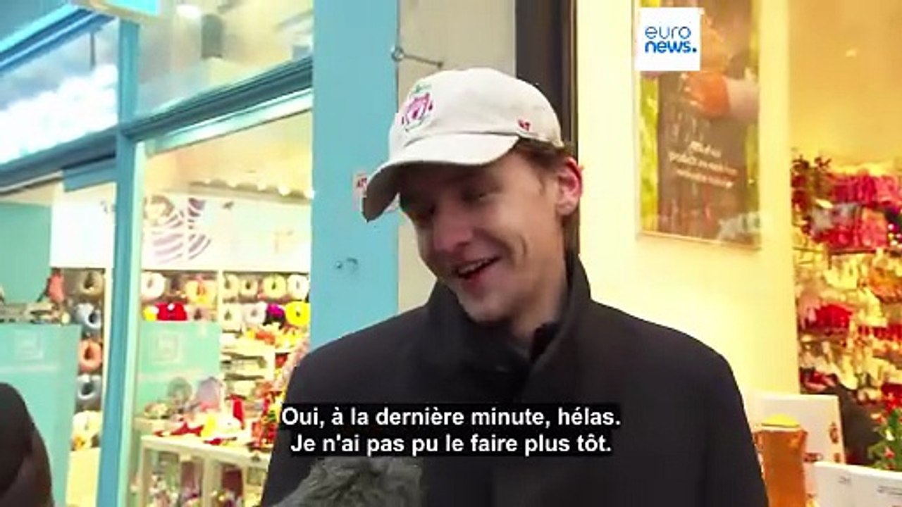 Dernière ligne droite pour les achats de Noël partout en Europe