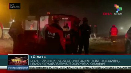 Türkiye: Libyan military officials among victims of fatal plane crash