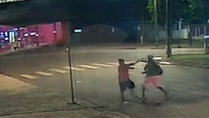 Câmera registra agressão com faca que deixou homem gravemente ferido no Oeste do Paraná