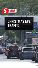 Christmas eve sees high traffic volume but no major congestion