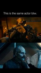 The makeup artists too 👏Bill Skarsgård is one of those actors whose range only really hits you when you see two roles side by side. As Pennywise, he’s loud, twitchy, theatrical, constantly demanding attention