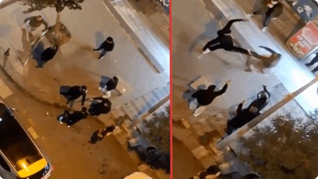 Kağıthane’de kavgada çift bıçakla saldırdı; tekme ve yumrukla darbedildi