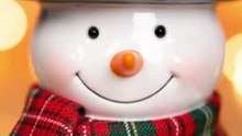 Lenox North Pole Snowman Light-Up Figurine Elegant Christmas Home Decor