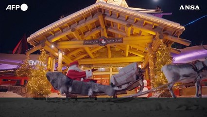 Il decollo più atteso dell'anno: Babbo Natale ha appena lasciato la Lapponia