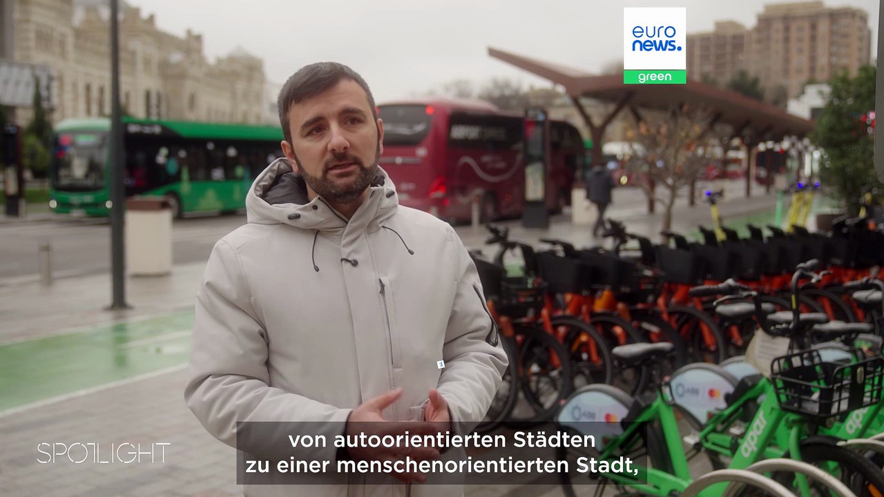 Wie Baku die urbane Mobilität umgestaltet, bei der Menschen und nicht Autos im Mittelpunkt stehen