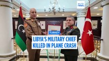 Libyan military chief killed in plane crash after takeoff from Ankara