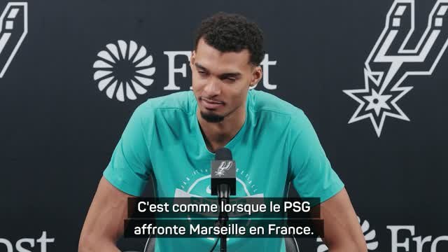 Spurs - Wembanyama : La rivalité avec OKC ? C'est comme lorsque le PSG affronte Marseille