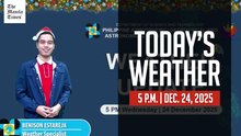 Today's Weather, 5 P.M. | Dec. 24, 2025