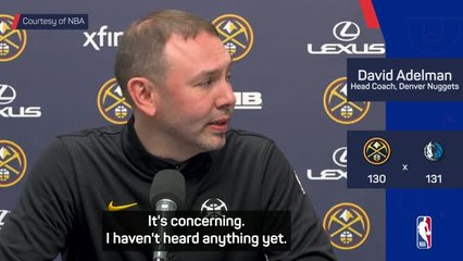 Nuggets' Adelman gives 'concerning' injury update on Johnson