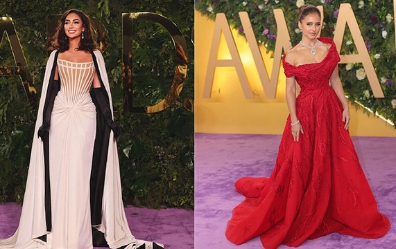 من Joy Awards إلى البحر الأحمر والقاهرة… إطلالات عربية تخطف الأنفاس في 2025