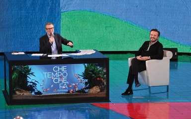 Christian De Sica sulla Cenone di Natale in pigiama con Carlo Verdone, a Che tempo che fa