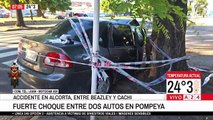 Le robó el auto a su tío, salió con amigos y terminó destrozándolo contra un árbol en Pompeya