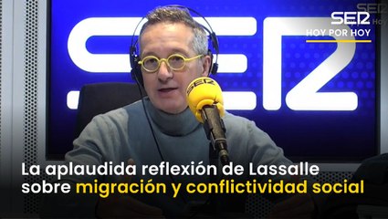 La aplaudida reflexión de Lassalle sobre la migración y la conflictividad social: "La crueldad está avanzando"