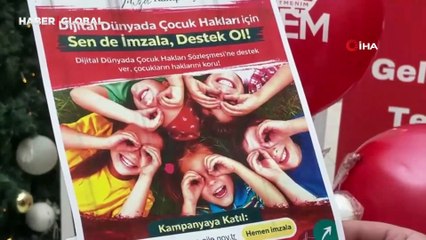 Erzurum'da çocuk haklarına destek için imza kampanyası: Dijital dünyada farkındalık hedefleniyor