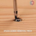 How to remove screws easily