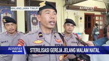 Sterilisasi dan Patroli Gereja Jelang Malam Natal