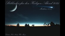 Biblisches für den Heiligen Abend 2025, zu Matthäus 1,18-25