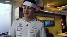 😂 George Russell gif of Charles Leclerc