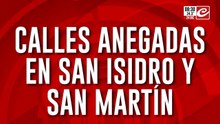 Navidad bajo el agua: el temporal causó destrozos en San Isidro y San Martín