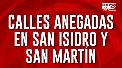Navidad bajo el agua: el temporal causó destrozos en San Isidro y San Martín
