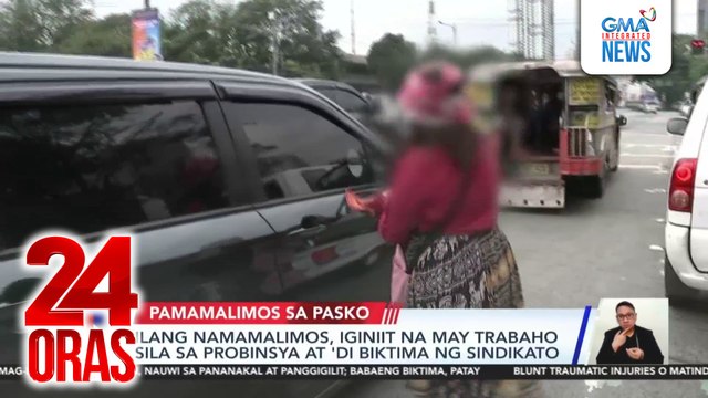 Ilang namamalimos, iginiit na may trabaho sila sa probinsya at 'di biktima ng sindikato | 24 Oras