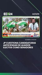 JP cuestiona candidaturas anticipadas de aliados electos como senadores
